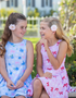 A L I C E - Blue Floral & Bow Storybook Dress