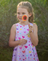 A M E L I A - Girls Heart Confetti Dress