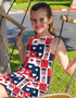 M A D I S O N - Girls Americana Patchwork Dress