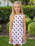 M A E - Girls Star Spangled Bow Dress