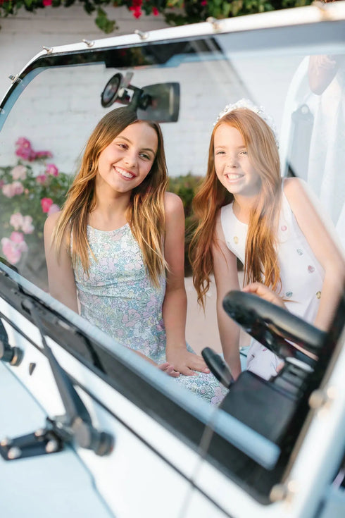 K A T E – girls floral dress, pastel floral print dress, girly spring dress | Young at Hart