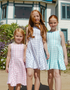 B A R B I E – girls pink gingham dress, pink gingham dress, Barbie inspired dress | Young at Hart