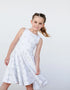 E M I L Y – girls bow dress, formal girls dress, bow print dress | Young at Hart