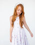 G E M M A – girls jewel print dress, playful print dress, colorful party dress | Young at Hart