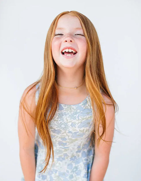 G E O R G I E – girls floral dress, pastel girls dress, twirl dress | Young at Hart