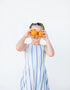 G R A C E – girls striped dress, blue and white dress, timeless girls dress | Young at Hart