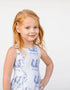 L A U R E N – girls equestrian dress, horseshoe print dress, lucky girls dress | Young at Hart